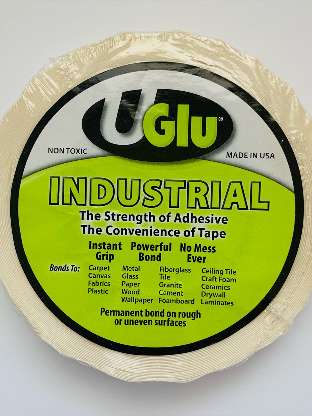 UGlu Industrial Acid Free Adhesive Tape 1/2” x 65’ MTR0565